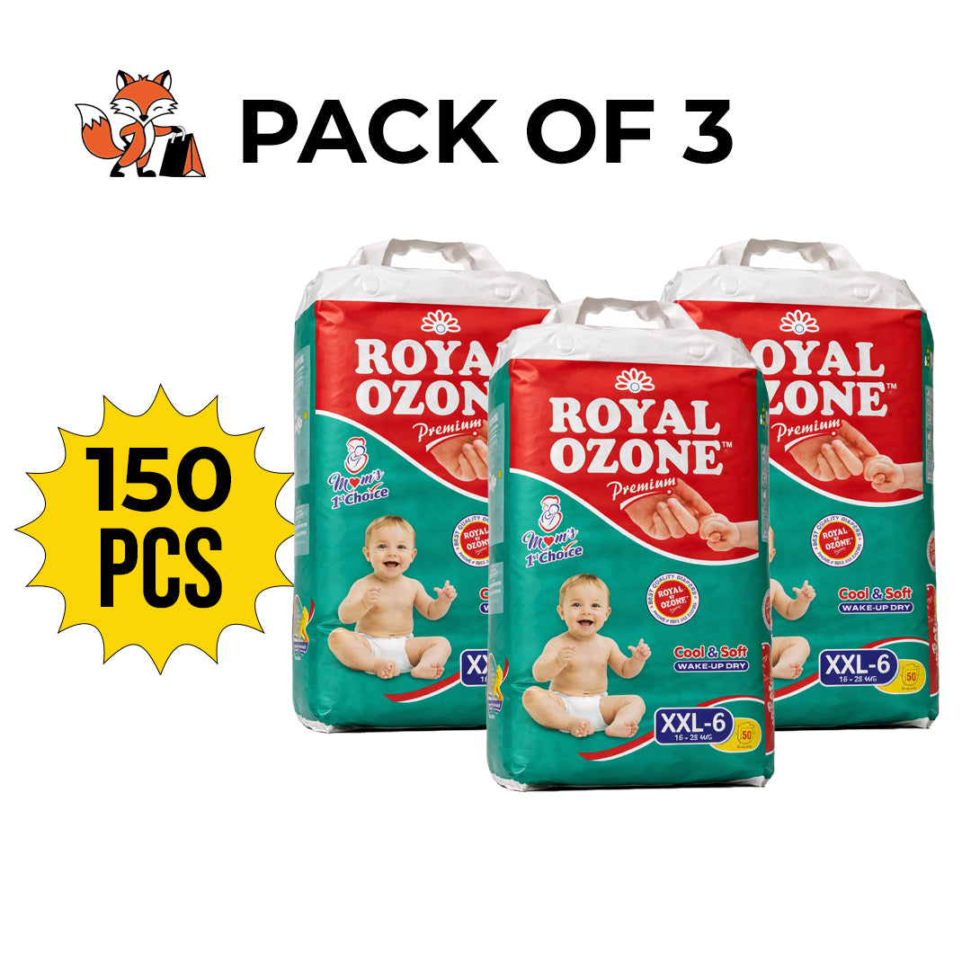 Royal Ozone Diapers (Pack of 3)