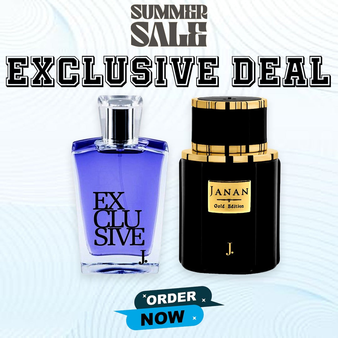 J. Fragrances Pack of 2 β Exclusive & Janan Gold