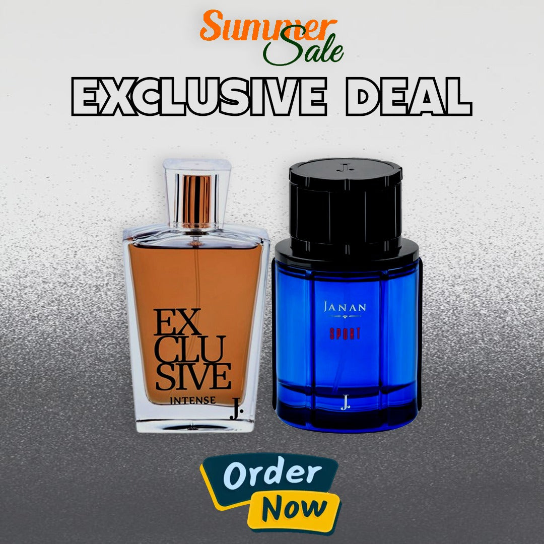 J. Fragrances – Pack of 2 Deal: Exclusive Intense & Janan Sports