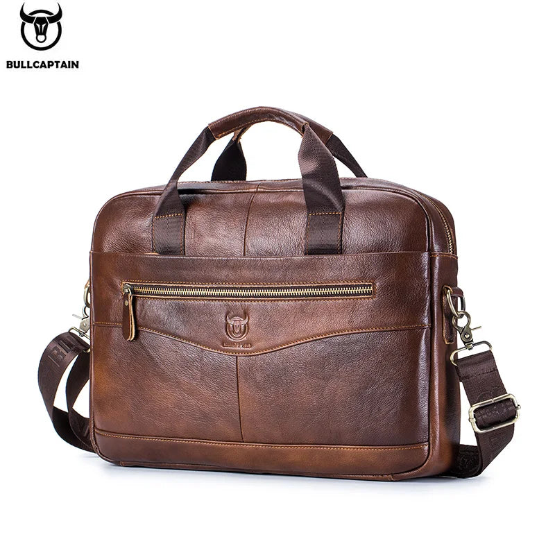 BULLCAPTAIN Briefcase Shoulder Messenger Bags
