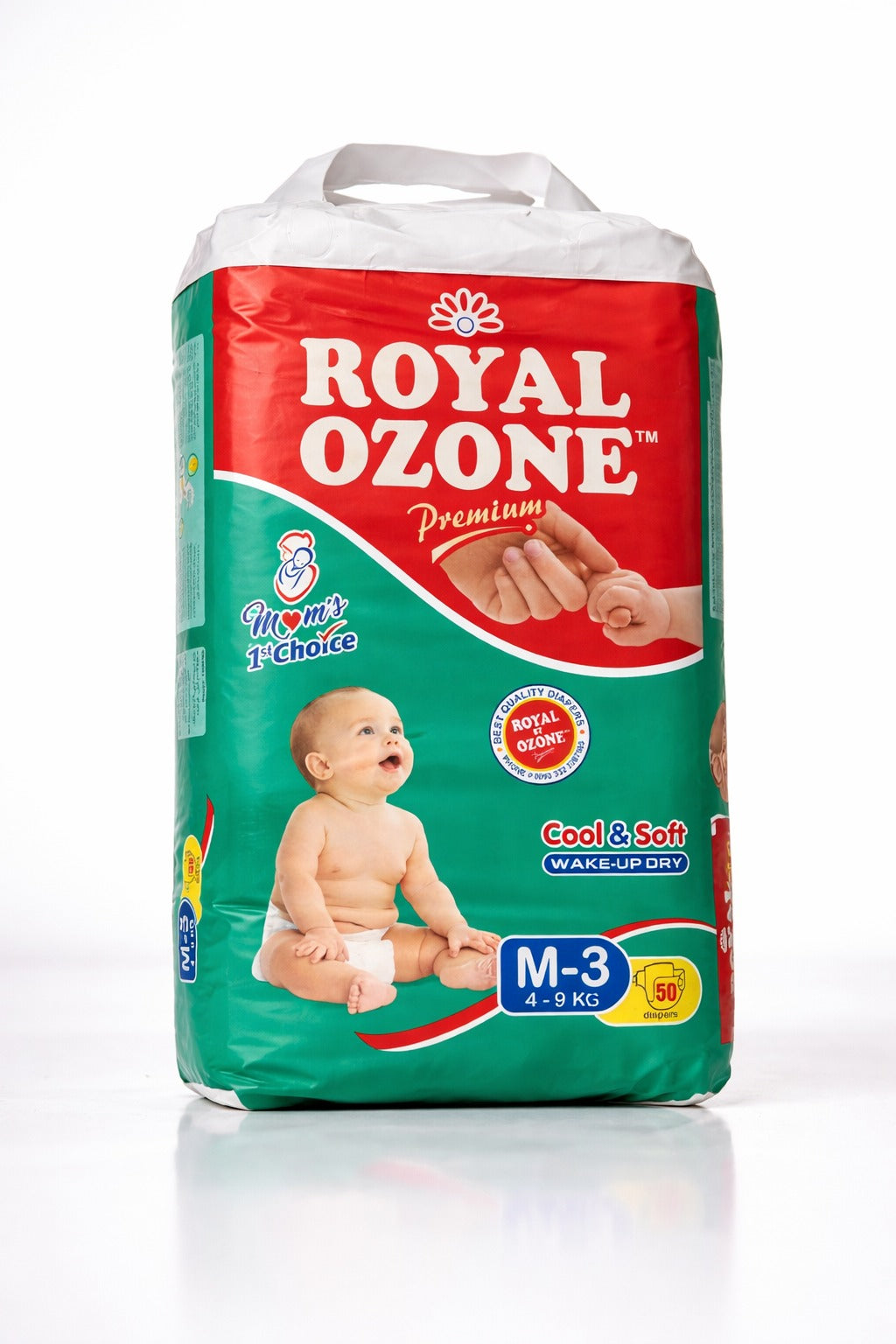 Royal Ozone Baby Diapers Medium 3 Size 50pcs