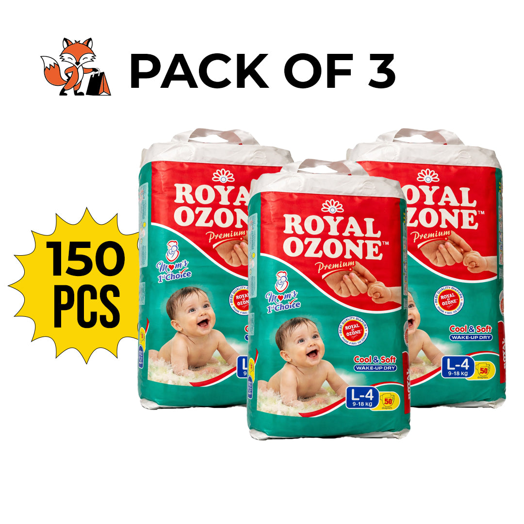 Royal Ozone Diapers (Pack of 3)