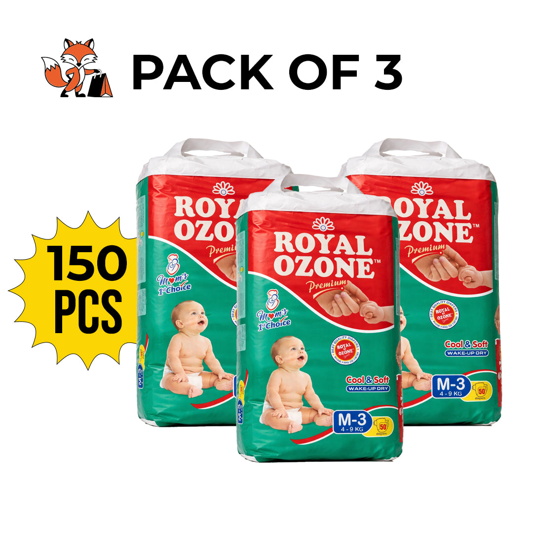 Royal Ozone Diapers (Pack of 3)