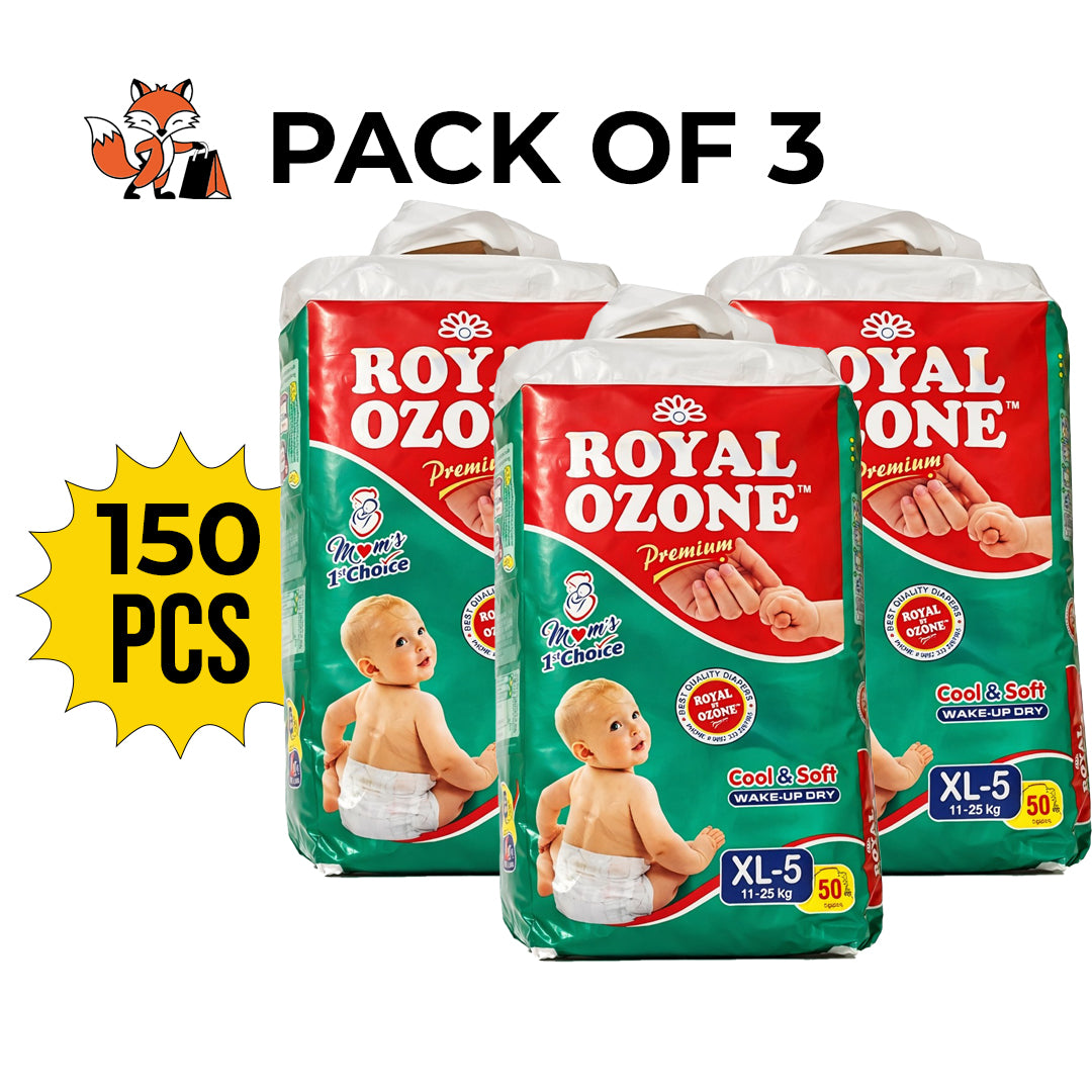 Royal Ozone Diapers (Pack of 3)