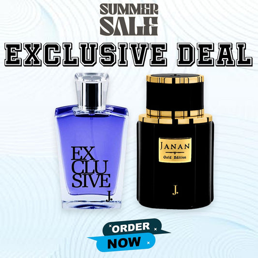 J. Fragrances Pack of 2 – Exclusive & Janan Gold