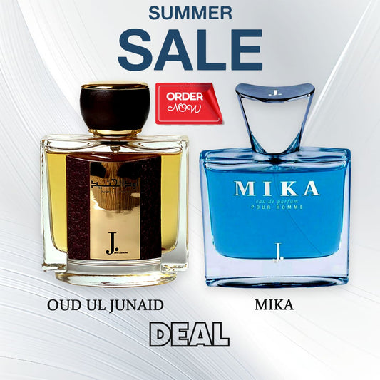 J. Fragrances Pack of 2 – Oud ul Junaid & Mika