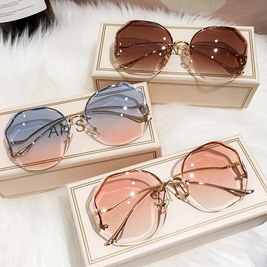 Women Gradient Ins Sunglasses